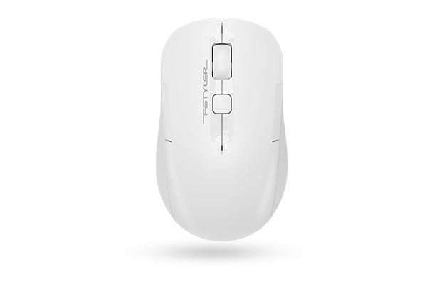 A4tech Fstyler FG16CS Air2 2.4G Wireless Silent Click Rechargeable Mouse Black+Blue Receiver+ Type-C Adapter-Techshek.pk