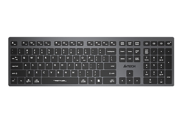 A4tech FBX50C Fstyler Bluetooth & 2.4G Scissor Switch Keyboard, US Layout-Techshek.pk
