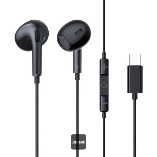 Baseus Encok CZ17 Semi-In-Ear Earphones Price In Pakistan - Techshek.pk Black