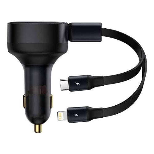 Baseus Enjoyment Series C+L 30W Car Charger Price In Pakistan - Techshek.pk