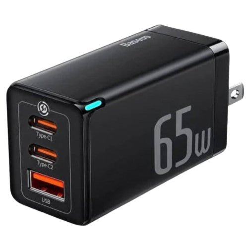 Baseus GaN5 65W 2C+1U Charger Price In Pakistan - Techshek.pk