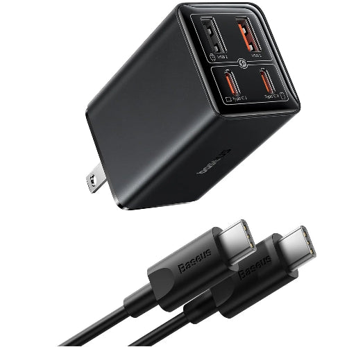 Baseus Pro 65W 2C+2U Charger Price In Pakistan - Techshek.pk