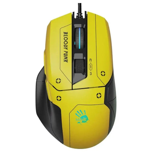 Bloody W70 Max RGB Gaming Mouse Price in Pakistan – Techshek.pk Punk Yellow