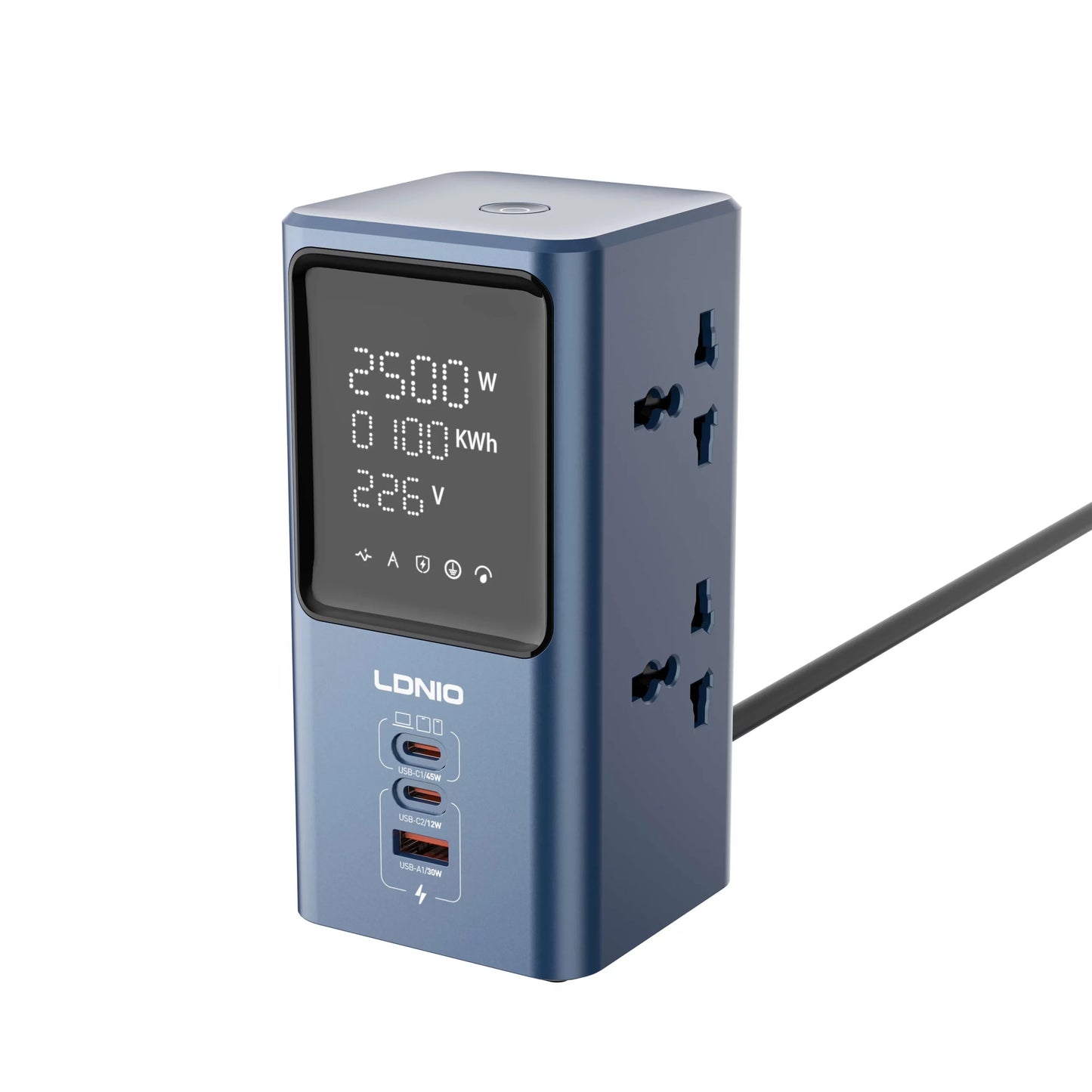 LDNIO SC2 45W Universal Desktop Power Strip (LED)