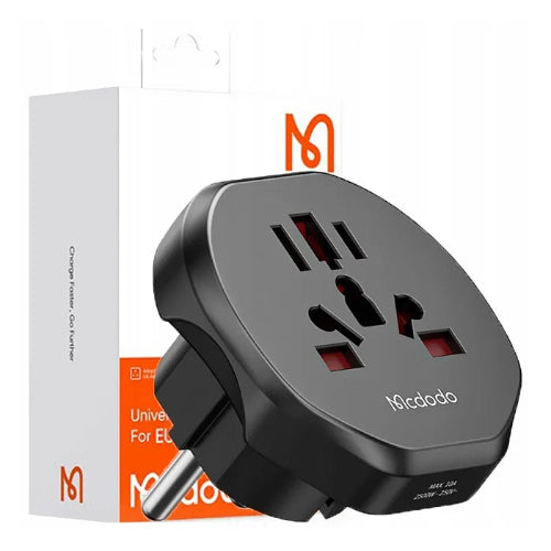 Mcdodo 2 Pin to Universal Plug Adapter Price In Pakistan - Techshek.pk