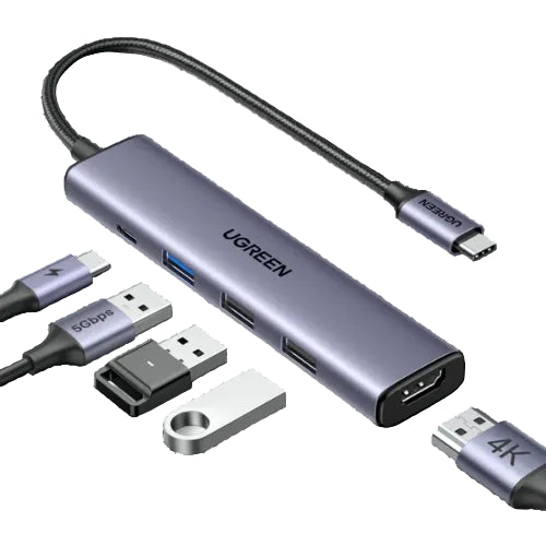 UGREEN 15495 5-in-1 USB-C Hub 4K HDMI Price In Pakistan - Techshek.pk