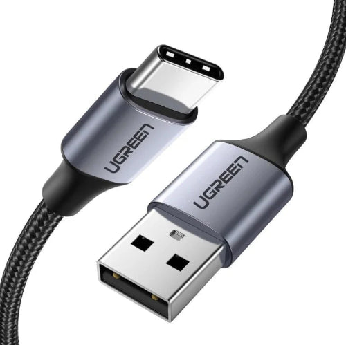 UGREEN 60128 USB-A to C Nylon Braided Cable 2M Price In Pakistan - Techshek.pk