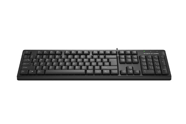 A4tech FK12 Fstyler FN Multimedia Wired Keyboard USB Black,US Layout-Techshek.pk
