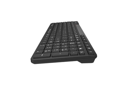 A4tech FBK27C-AS Fstyler Bluetooth & 2.4G Rechargeable Keyboard,2-Zone Compact Size, USB US Layout-Techshek.pk