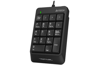 A4tech FK13P Fstyler Sleek Numeric Keypad USB Black-Techshek.pk