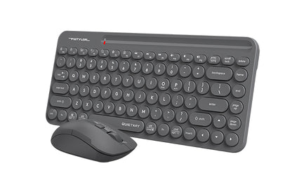 A4tech FG3200 Air2 Fstyler 2.4G Wireless QuietKey Compact Combo Set (FGK32+FG16S Air2) US Layout-Techshek.pk