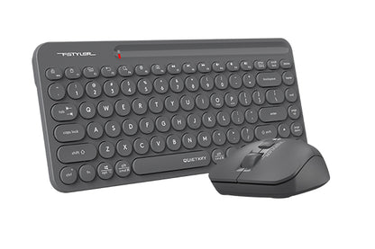 A4tech FG3200 Air2 Fstyler 2.4G Wireless QuietKey Compact Combo Set (FGK32+FG16S Air2) US Layout-Techshek.pk