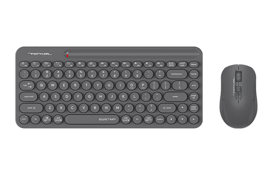 A4tech FG3200 Air2 Fstyler 2.4G Wireless QuietKey Compact Combo Set (FGK32+FG16S Air2) US Layout-Techshek.pk