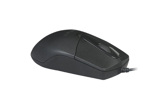 A4tech OP-730D Wired Mouse USB Black-Techshek.pk