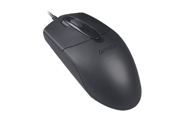 A4tech OP-730D Wired Mouse USB Black-Techshek.pk