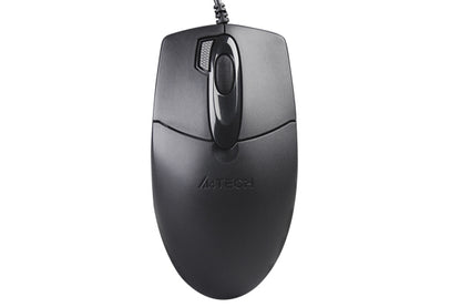 A4tech OP-730D Wired Mouse USB Black-Techshek.pk