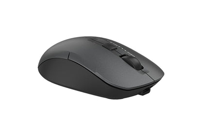 A4tech Fstyler FG16CS Air2 2.4G Wireless Silent Click Rechargeable Mouse Black+Blue Receiver+ Type-C Adapter-Techshek.pk