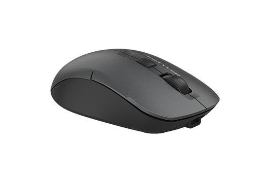 A4tech Fstyler FG16CS Air2 2.4G Wireless Silent Click Rechargeable Mouse Black+Blue Receiver+ Type-C Adapter-Techshek.pk