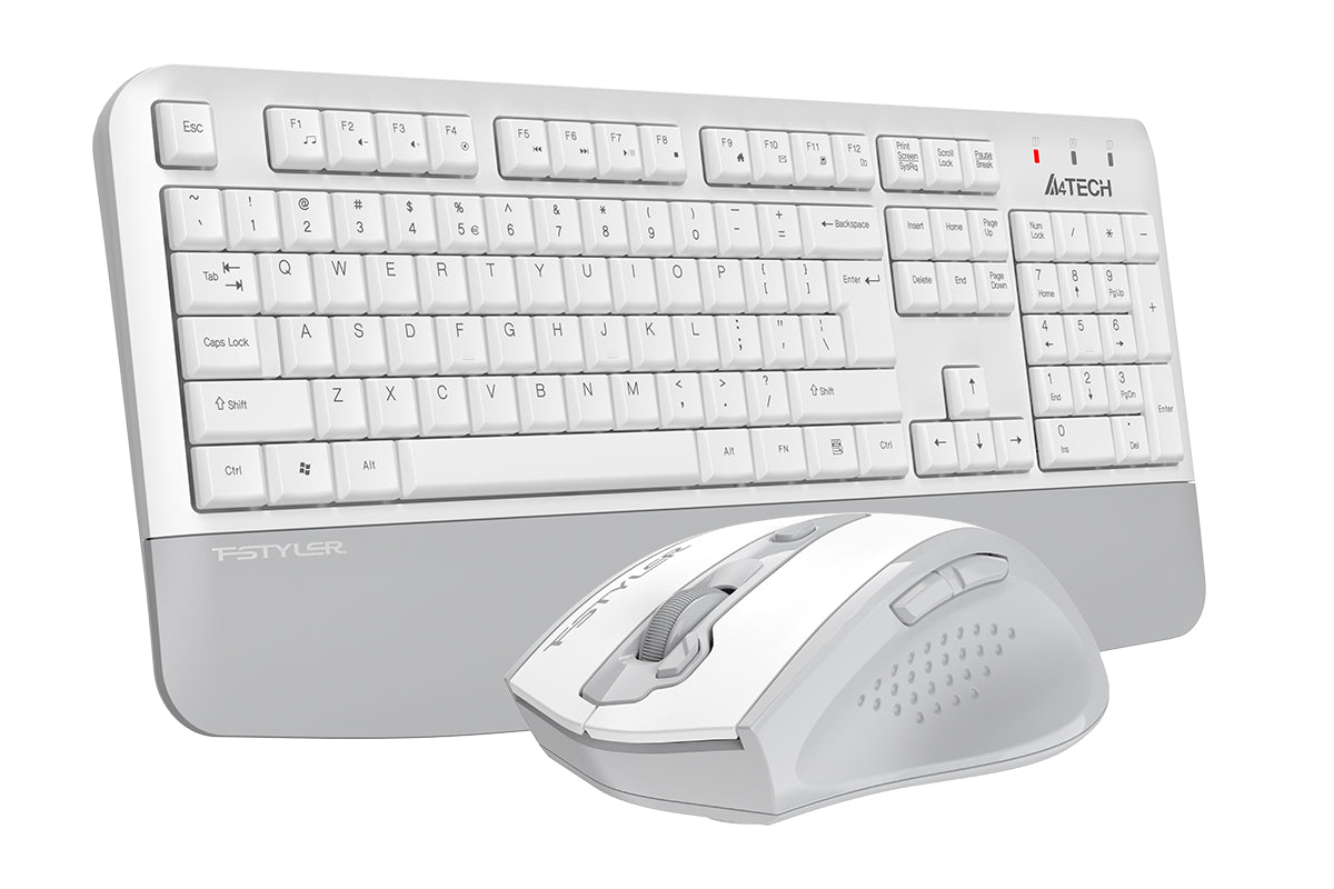 A4tech FG2500S Plus Fstyler 2.4G Multimedia Wireless Desktop Set (FGK20+FG55S Plus Silent Click) US Layout-Techshek.pk