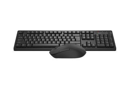 A4tech FG1200S Fstyler 2.4G Multimedia Wireless Desktop Set (FGK12+FG16S Silent Click) USB, US Layout-Techshek.pk