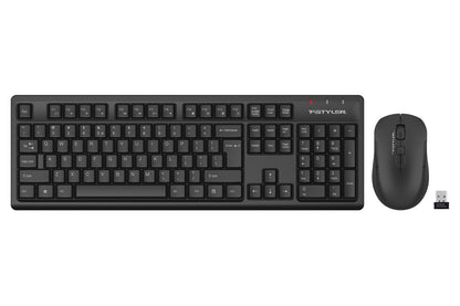 A4tech FG1200S Fstyler 2.4G Multimedia Wireless Desktop Set (FGK12+FG16S Silent Click) USB, US Layout-Techshek.pk