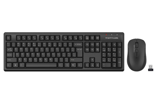 A4tech FG1200S Fstyler 2.4G Multimedia Wireless Desktop Set (FGK12+FG16S Silent Click) USB, US Layout-Techshek.pk