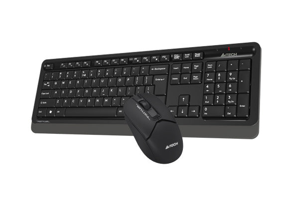 A4tech FG1012S Fstyler 2.4G Multimedia Wireless Desktop Set (FGK10+FG12S Silent Click) USB Black US Layout-Techshek.pk