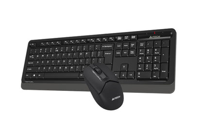 A4tech FG1012S Fstyler 2.4G Multimedia Wireless Desktop Set (FGK10+FG12S Silent Click) USB Black US Layout-Techshek.pk