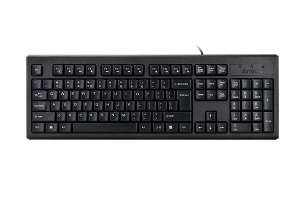 A4tech KR-83 Comfortkey Wired Keyboard USB (Black) US Layout-Techshek.pk
