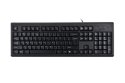 A4tech KR-83 Comfortkey Wired Keyboard USB (Black) US Layout-Techshek.pk