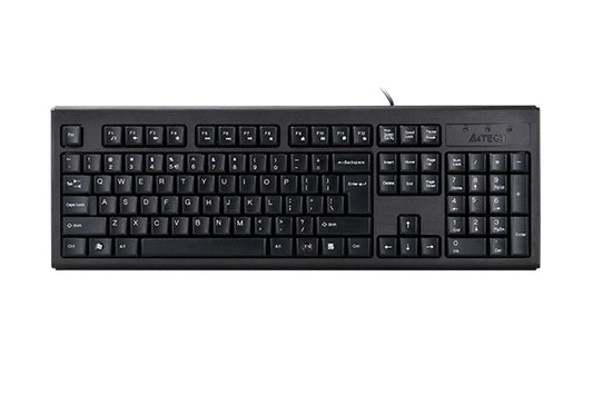 A4tech KR-83 Comfortkey Wired Keyboard USB (Black) US Layout-Techshek.pk