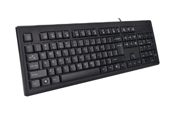 A4tech KR-83 Comfortkey Wired Keyboard USB (Black) US Layout-Techshek.pk