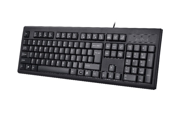 A4tech KR-83 Comfortkey Wired Keyboard USB (Black) US Layout-Techshek.pk