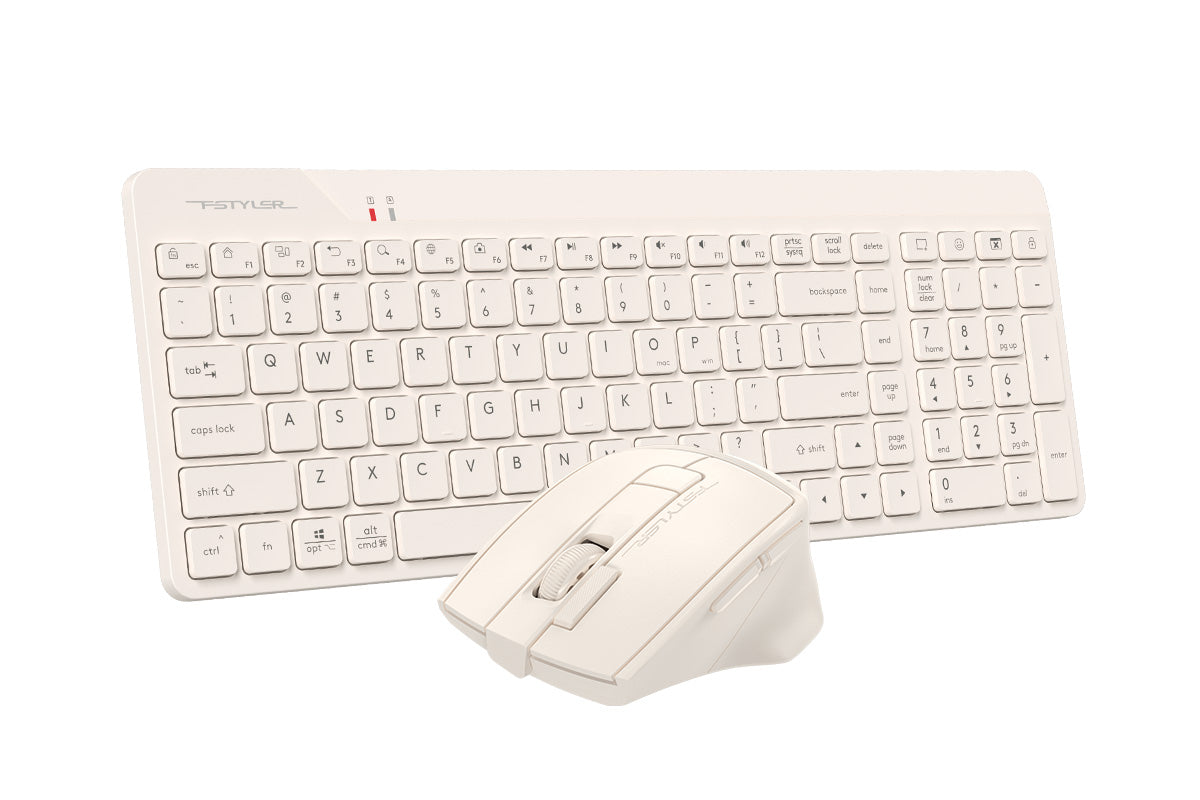 A4tech FG2400 Air2 Fstyler 2.4G Wireless Power-Saving QuietKey Combo Set (FGK23+FG45S Air2) US Layout-Techshek.pk