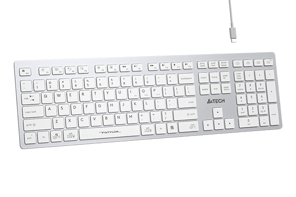 A4tech FBX50C Fstyler Bluetooth & 2.4G Scissor Switch Keyboard, US Layout-Techshek.pk