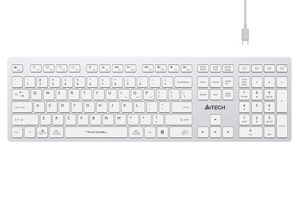 A4tech FBX50C Fstyler Bluetooth & 2.4G Scissor Switch Keyboard, US Layout-Techshek.pk