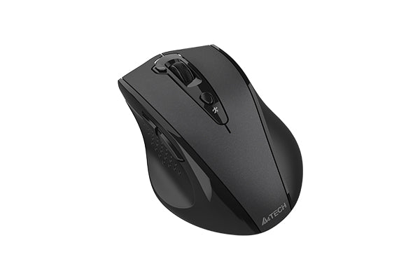 A4tech G7-810S Air2 2.4G Wireless Mouse USB+Type-C Adaptor, Black-Techshek.pk