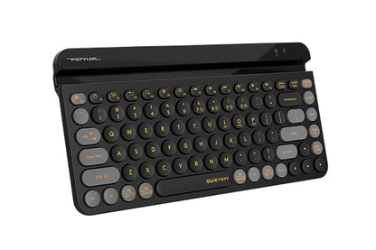 A4tech FBK30 Fstyler Bluetooth & 2.4G Quiet Key Keyboard USB Black, US Layout-Techshek.pk
