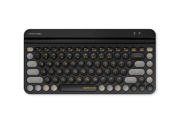A4tech FBK30 Fstyler Bluetooth & 2.4G Quiet Key Keyboard USB Black, US Layout-Techshek.pk