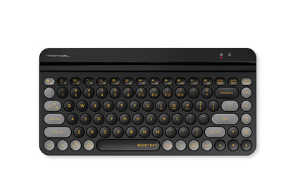 A4tech FBK30 Fstyler Bluetooth & 2.4G Quiet Key Keyboard USB Black, US Layout-Techshek.pk