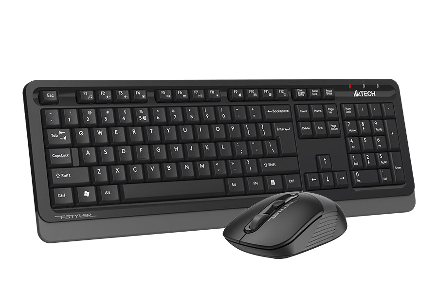 A4tech FG1010S Fstyler Wireless Combo Set ( FGK10+FG10S Silent Click) US Layout-Techshek.pk