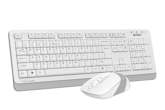 A4tech FG1010S Fstyler Wireless Combo Set ( FGK10+FG10S Silent Click) US Layout-Techshek.pk