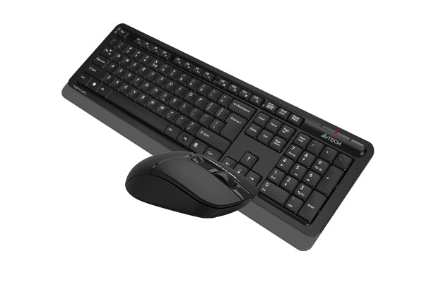 A4tech FG1012S Fstyler 2.4G Multimedia Wireless Desktop Set (FGK10+FG12S Silent Click) USB Black US Layout-Techshek.pk