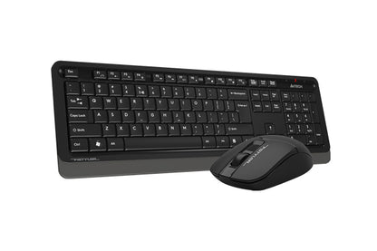 A4tech FG1012S Fstyler 2.4G Multimedia Wireless Desktop Set (FGK10+FG12S Silent Click) USB Black US Layout-Techshek.pk