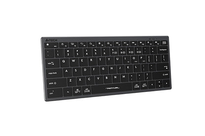 A4tech FBX51C Fstyler Bluetooth & 2.4G Scissor Switch Compact Keyboard Type C, US Layout-Techshek.pk