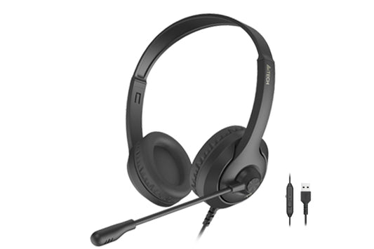A4tech FH100U Fstyler USB Headphone Stone Black-Techshek.pk