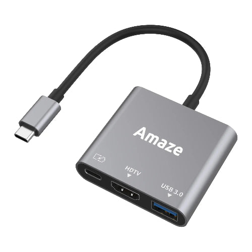 AMAZE A313 3-in-1 Type-C Hub Adapter Price in Pakistan - TechShek.pk