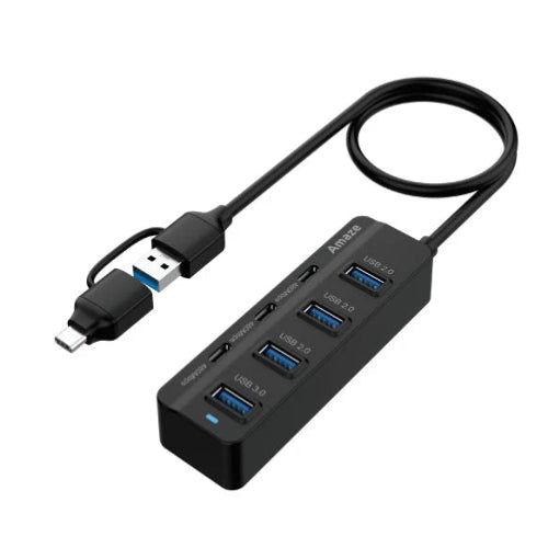 AMAZE A327 Type-C + USB 3.0 7-Port Hub Price in Pakistan - TechShek.pk