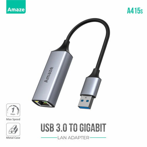 AMAZE A415s USB 3.0 Gigabit Ethernet Adapter Price in Pakistan - TechShek.pk