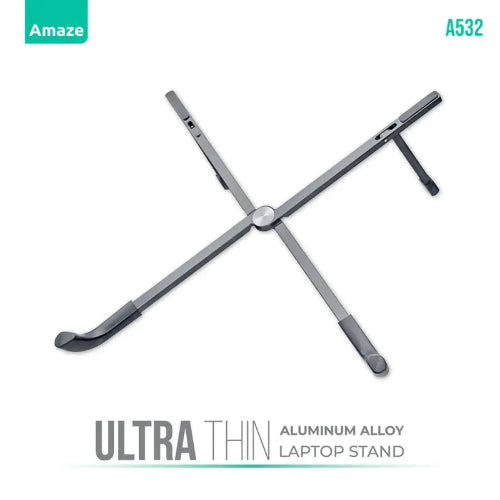 AMAZE A532 Aluminum Alloy Ultra-Thin Laptop Stand Price in Pakistan - TechShek.pk